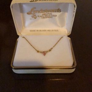 Delicate women’s gold  pendant.